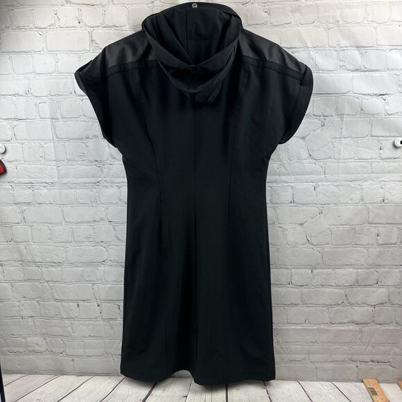 Zenergy Chicos Dress Black Stretch Hooded Neema Activewear Golf Size 0 - Picture 9 of 16